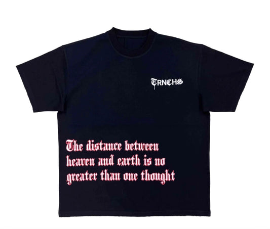 ONE THOUGHT Black Tee