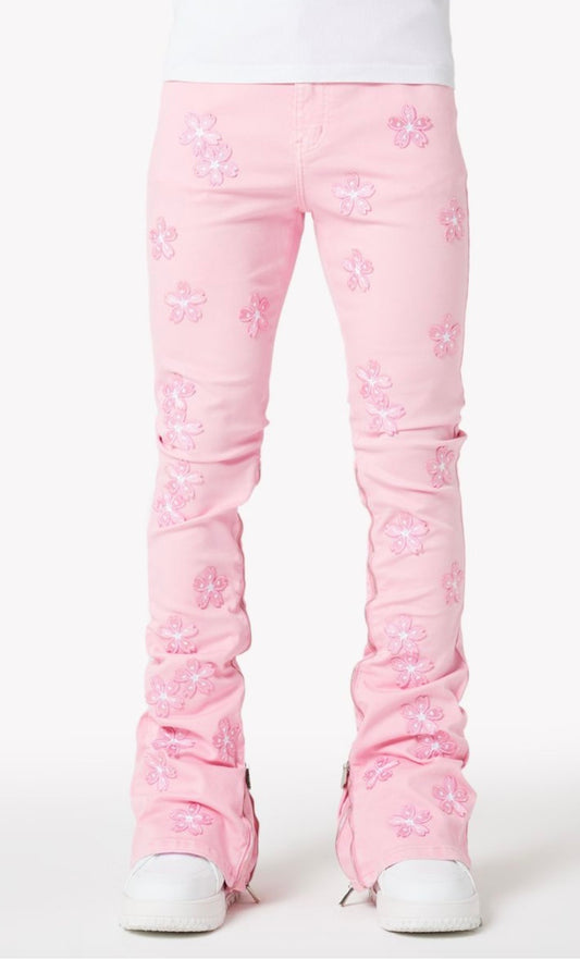 French-Rose-Blossom- Denim