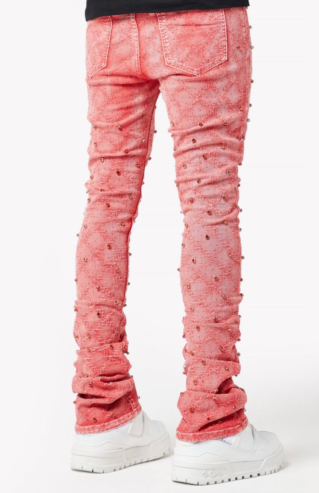 Vintage-Red-Embellished-Denim