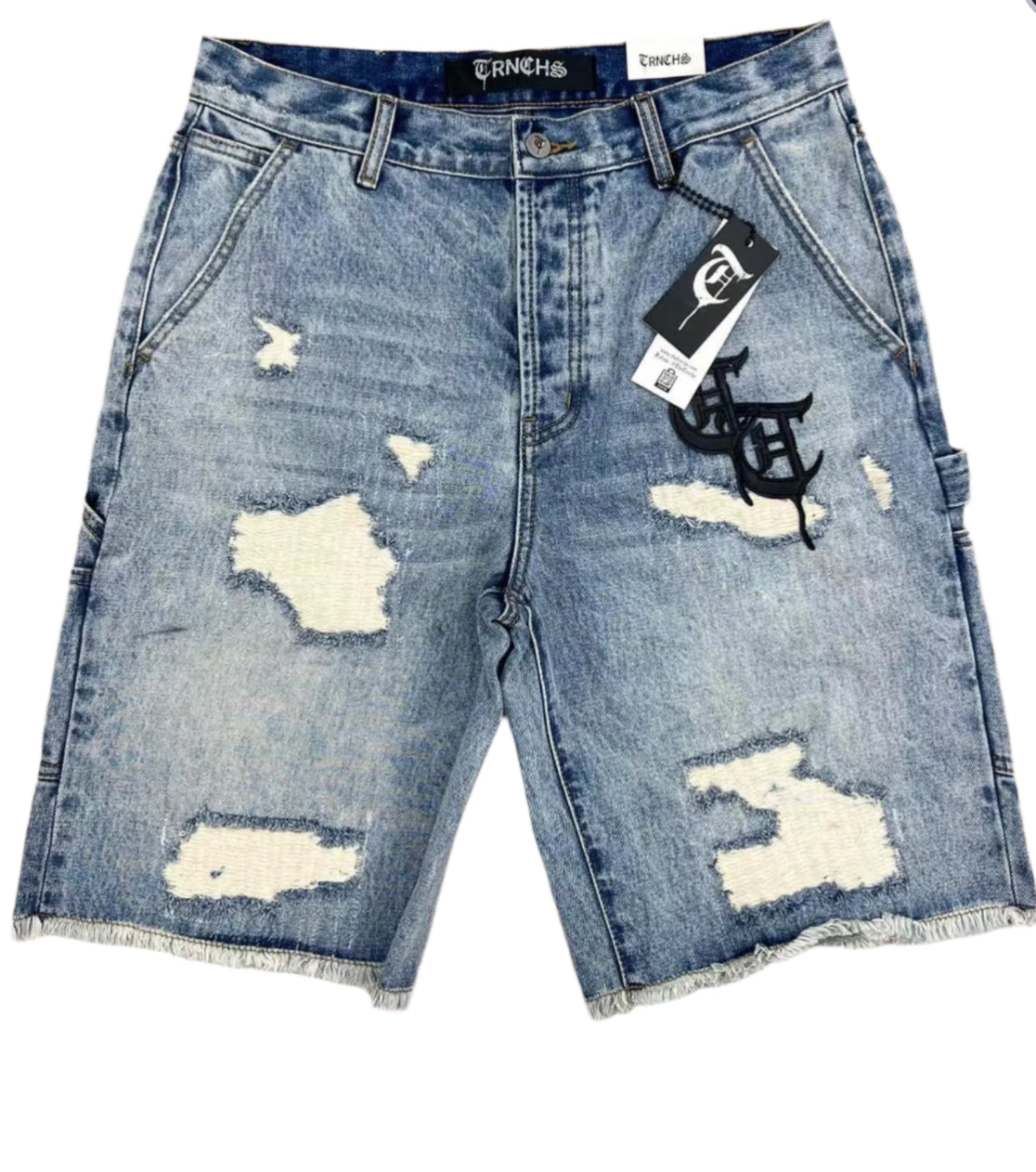 Jeneen Blue Wash Denim Short